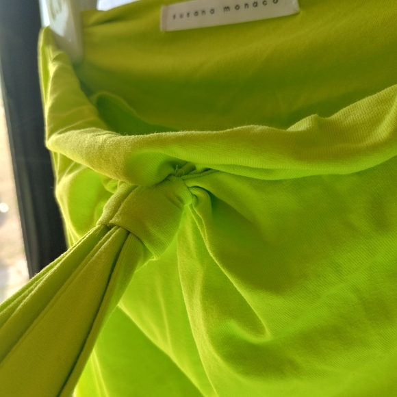 Susana Monaco Highlighter Green Swim Cover-up - Picture 8 of 10